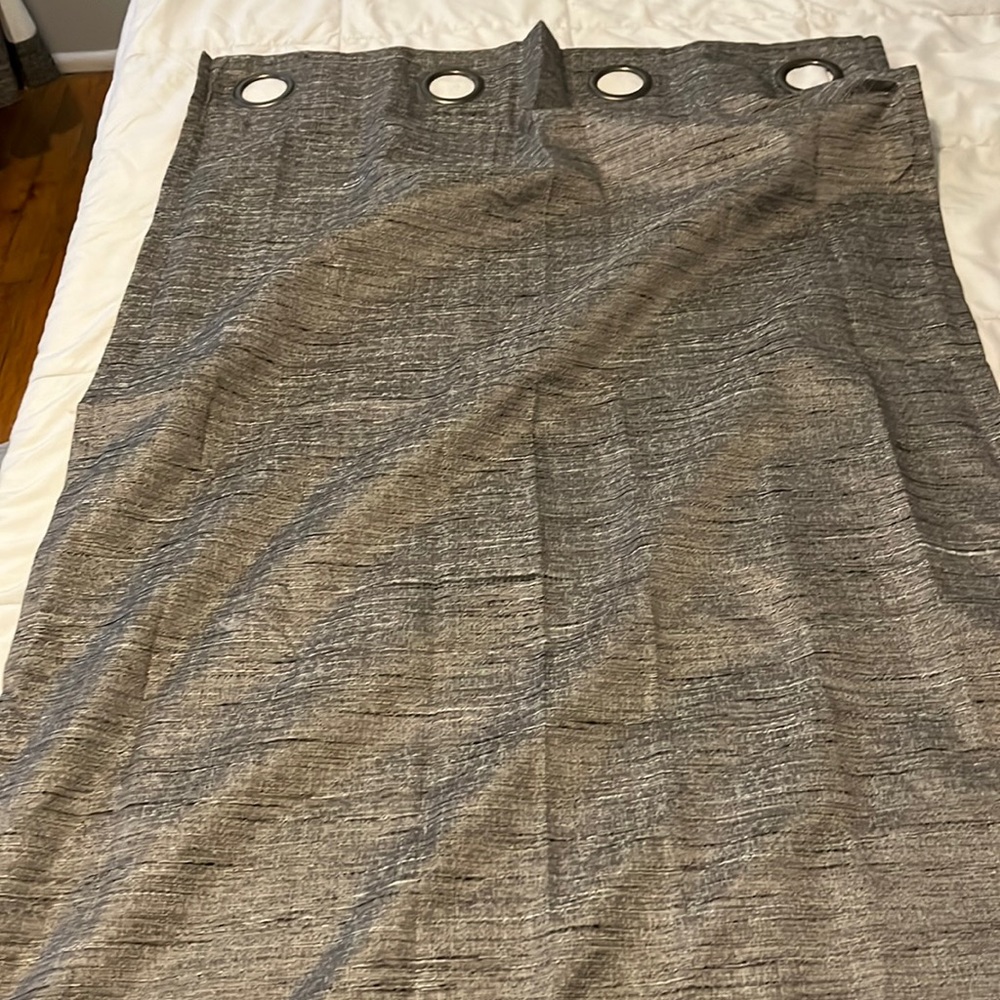 Gray curtains
